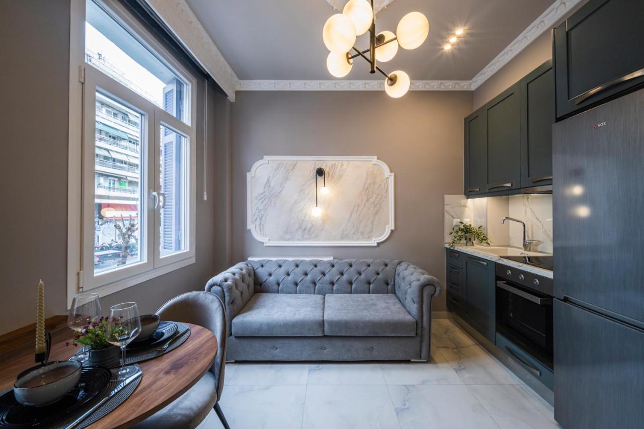 テッサロニキLuxliving Agiou Dimitriouアパートメント エクステリア 写真